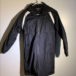 Hooded youth football jacket